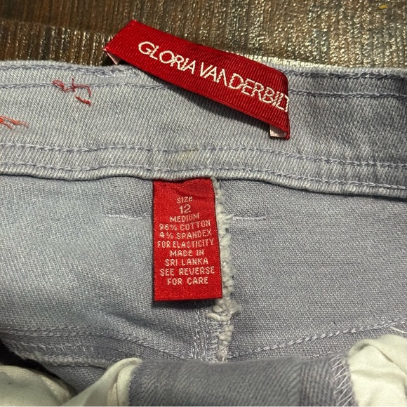 Gloria Vanderbilt Original Stretch Classic fit high rise Jeans in Periwinkle 12 - Picture 6 of 14